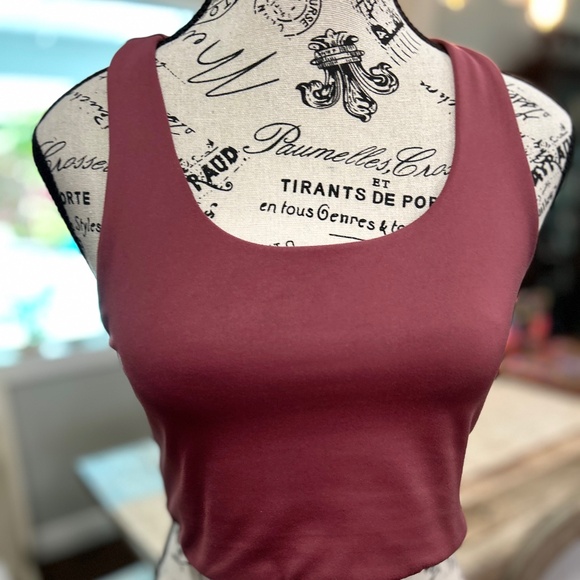 🌹EUC - QUINCE ULTRA-SOFT SCOOP-NECK LONGLINE BRA - Picture 1 of 12